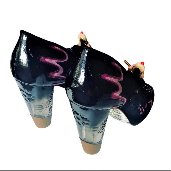 IRREGULAR CHOICE Ice Cream Sundae "Smooch" Fabulously Unique Footwear New w Box - Picture 5 of 10
